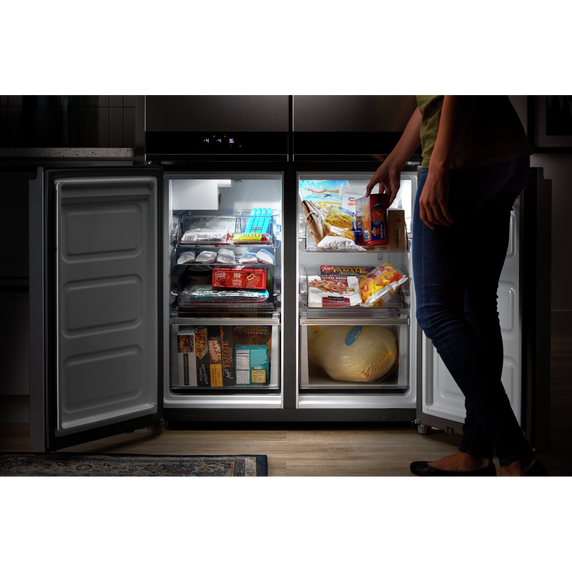 Whirlpool® 36-inch Wide Counter Depth 4 Door Refrigerator - 19.4 cu. ft. WRQA59CNKZ