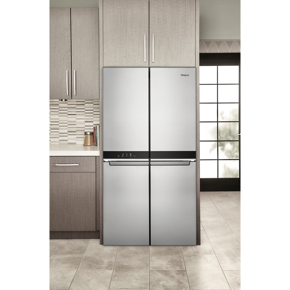 Whirlpool® 36-inch Wide Counter Depth 4 Door Refrigerator - 19.4 cu. ft. WRQA59CNKZ