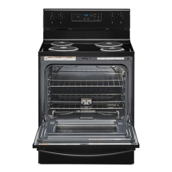 4.8 cu. ft. Whirlpool® electric range with Keep Warm setting YWFC150M0JB
