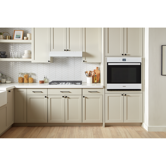 Whirlpool® 4.3 Cu. Ft. Single Wall Oven with Air Fry When Connected WOES5027LW