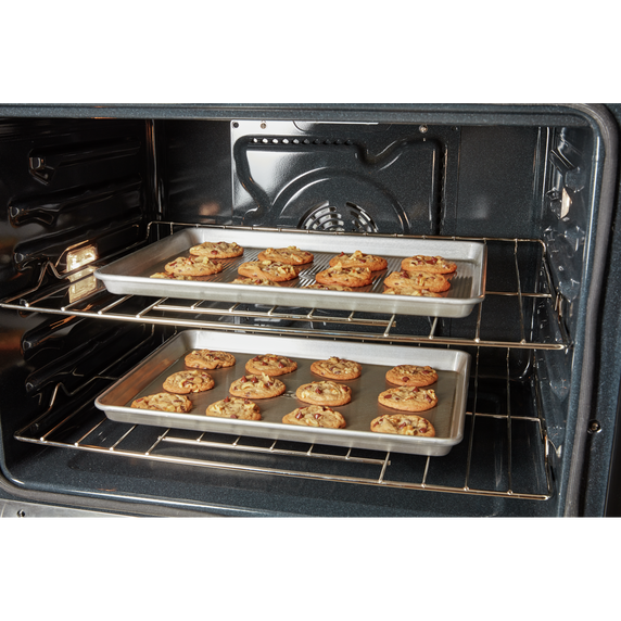 Whirlpool® 4.3 Cu. Ft. Single Wall Oven with Air Fry When Connected WOES5027LW