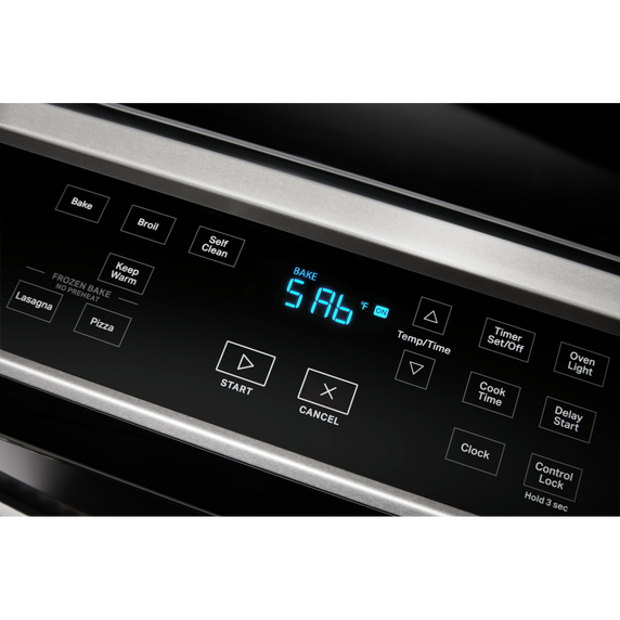 4.8 Cu. Ft. Whirlpool® Electric Range with Frozen Bake™ Technology YWEE515S0LS