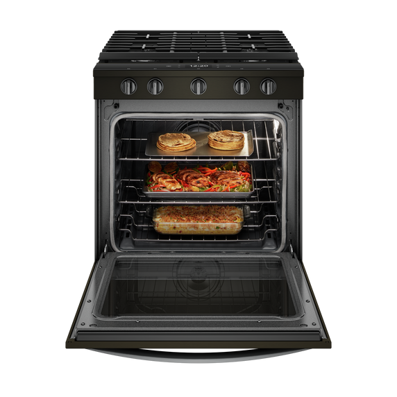 Whirlpool® 5.8 cu. ft. Smart Slide-in Gas Range with Air Fry, when Connected WEG750H0HV