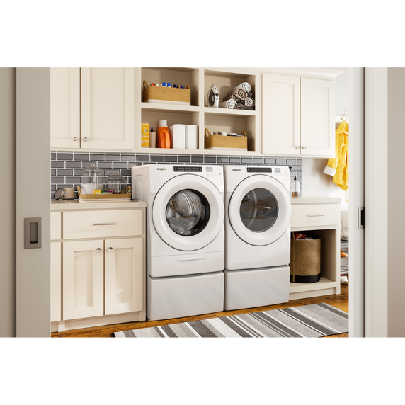 Whirlpool® 7.4 cu.ft Front Load Electric Dryer with Intiutitive Touch Controls, Advanced Moisture Sensing YWED5620HW