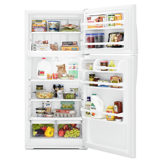 Whirlpool® 28-inch Wide Top Freezer Refrigerator - 14 cu. ft. WRT134TFDW