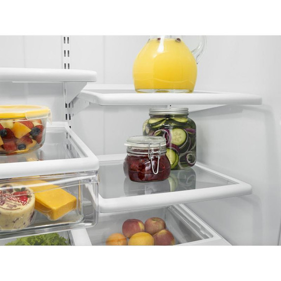 Whirlpool® 22 cu. ft. Bottom-Freezer Refrigerator with Freezer Drawer WRB322DMBW