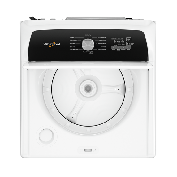 Whirlpool® 5.2 Cu. Ft. Top Load Agitator Washer with Built-In Faucet WTW5015LW