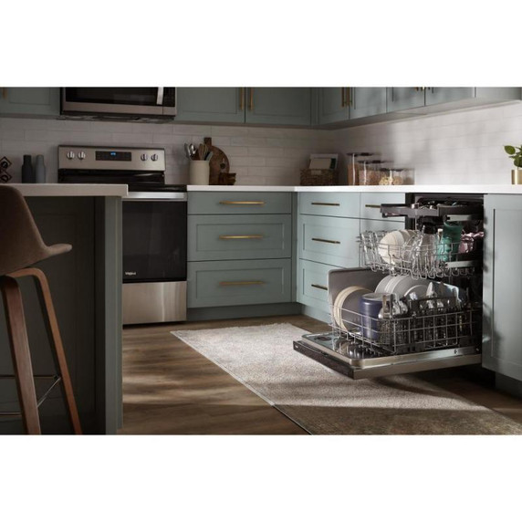 Whirlpool® 24” Stainless Steel Dishwasher with AI Intelligent Wash System - 47 dBA WDT750SAKZ