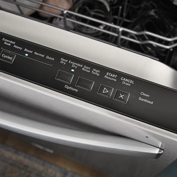 Whirlpool® 24"  Dishwasher with Boost Cycle and Triple Filtration Wash - 55dBA WDT540HAMZ