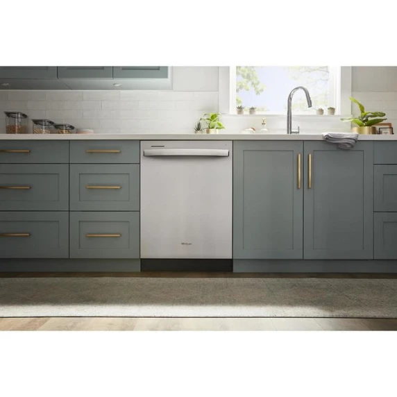 Whirlpool® 24"  Dishwasher with Boost Cycle and Triple Filtration Wash - 55dBA WDT540HAMZ