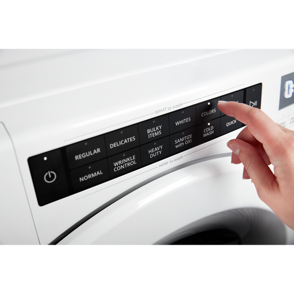 Whirlpool® 5.0 cu. ft. Closet-Depth Front Load Washer with Intuitive Controls WFW560CHW