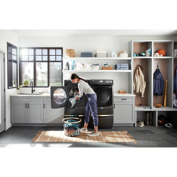 Maytag® Front Load Washer with Extra Power and 16-Hr Fresh Hold® option - 5.5 cu. ft. MHW6630MBK