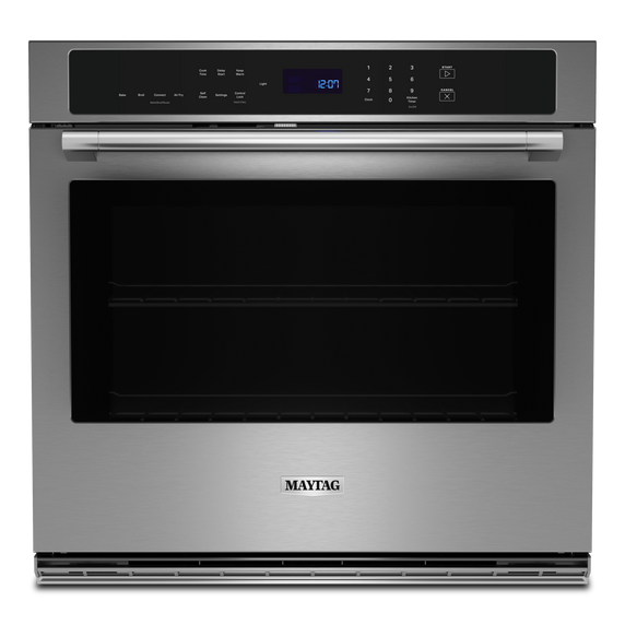 Maytag® 27-inch Single Wall Oven with Air Fry and Basket - 4.3 cu. ft. MOES6027LZ