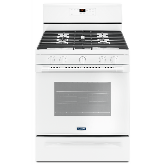 Maytag® 30-inch Wide Gas Range With 5th Oval Burner - 5.0 Cu. Ft. MGR6600FW