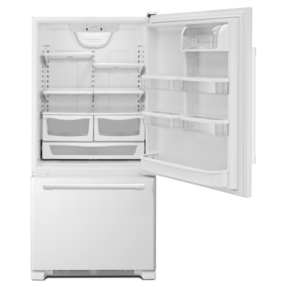 Maytag® 30-inch Bottom Freezer Refrigerator with Freezer Drawer MBB1957FEW