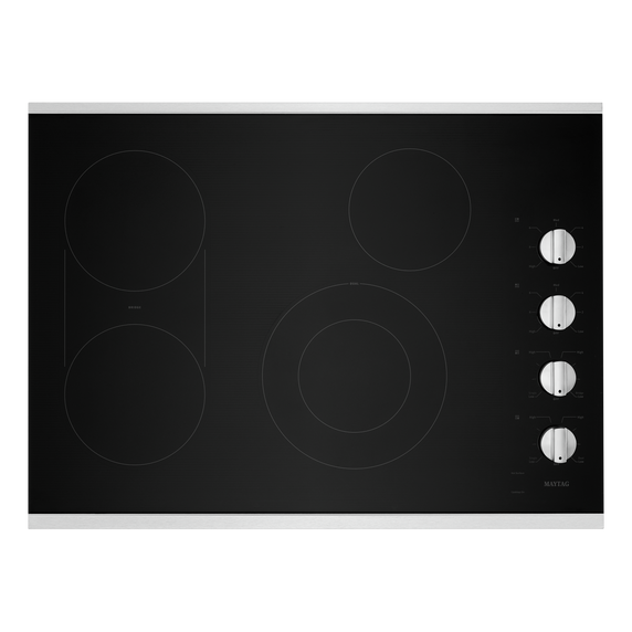 Maytag® 30-Inch Electric Cooktop with Reversible Grill and Griddle MEC8830HS