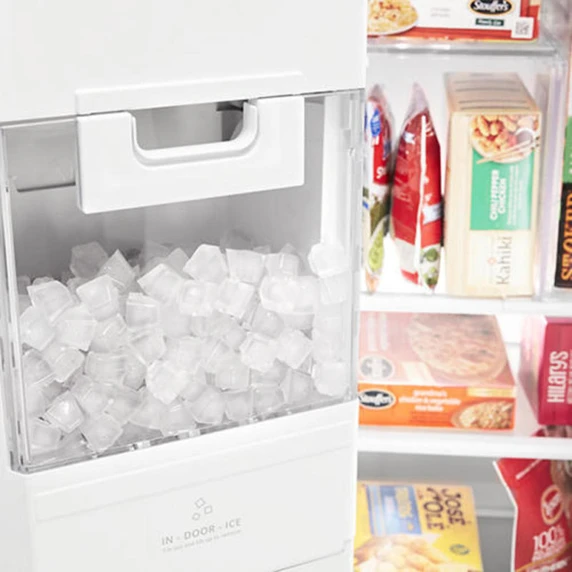 Maytag® 36-Inch Wide Side-by-Side Refrigerator with Exterior Ice and Water Dispenser - 25 Cu. Ft. MSS25C4MGZ