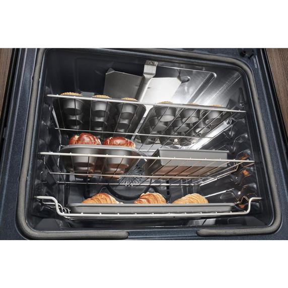 Kitchenaid® 30-Inch 5-Burner Gas Convection Range KFGG500ESS