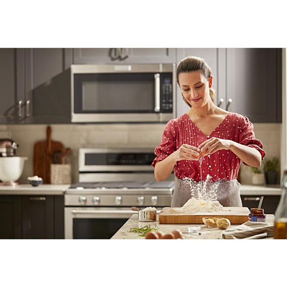 Kitchenaid® 30-Inch 5-Burner Gas Convection Range KFGG500ESS