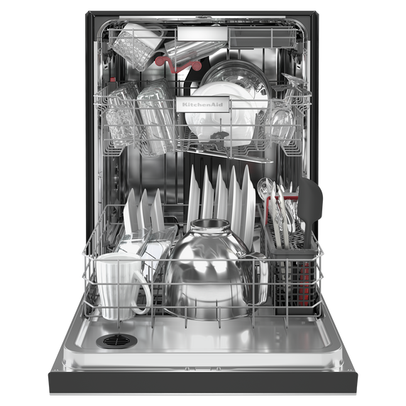 Kitchenaid® 44 dBA Dishwasher in PrintShield™ Finish with FreeFlex™ Third Rack KDFM404KPS