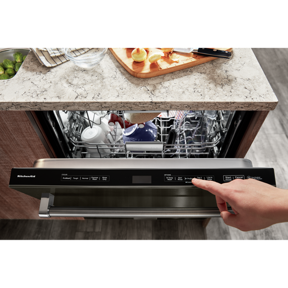 Kitchenaid® 44 dBA Dishwasher with FreeFlex™ Third Rack and LED Interior Lighting KDTM804KBS