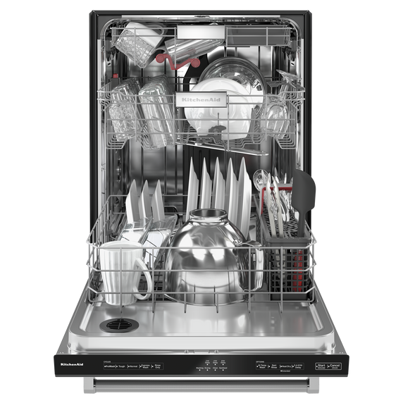 Kitchenaid® 44 dBA Dishwasher in PrintShield™ Finish with FreeFlex™ Third Rack KDTM404KBS