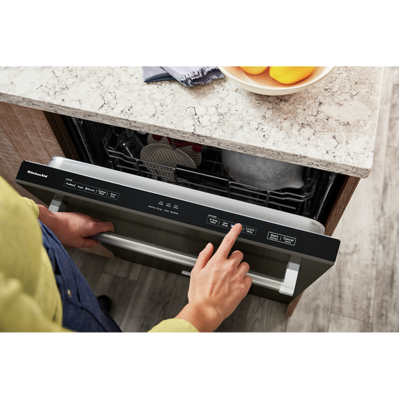 Kitchenaid® 44 dBA Dishwasher in PrintShield™ Finish with FreeFlex™ Third Rack KDTM404KBS