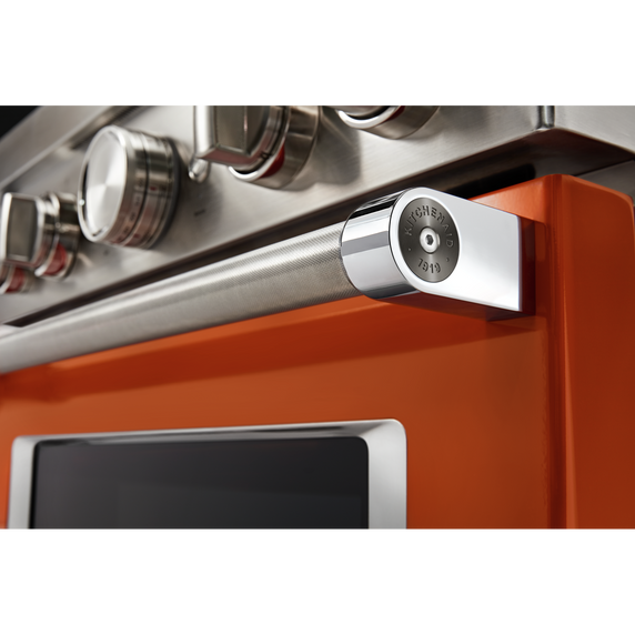 KitchenAid® 30'' Smart Commercial-Style Gas Range with 4 Burners KFGC500JSC