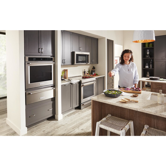 Kitchenaid® 30 Single Wall Oven with Even-Heat™ True Convection KOSE500ESS