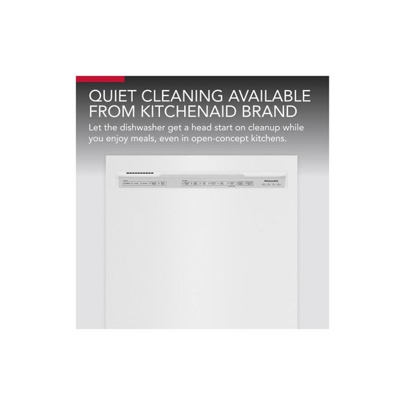KitchenAid® 39 dBA Dishwasher with Third Level Utensil Rack KDFE204KWH KitchenAid® 39 dBA Dishwasher with Third Level Utensil Rack KDFE204KWH