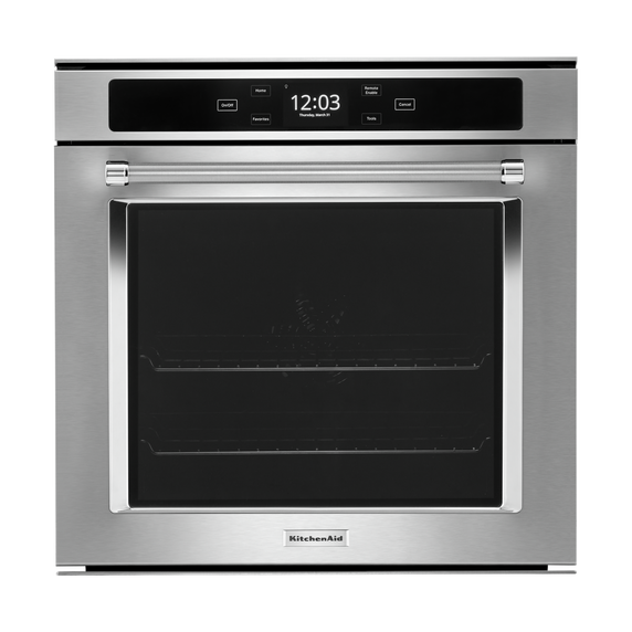 Kitchenaid® 24 Smart Single Wall Oven with True Convection YKOSC504PPS