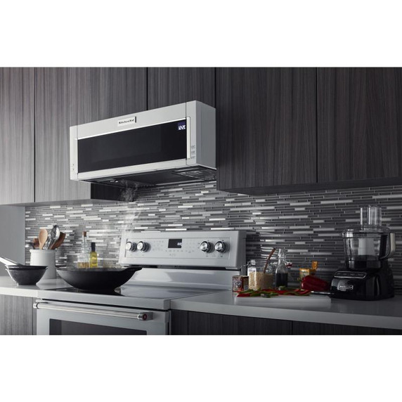 Kitchenaid® 900-Watt Low Profile Microwave Hood Combination YKMLS311HWH