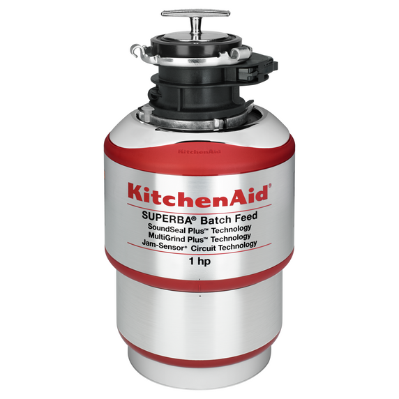 Kitchenaid® 1-Horsepower  Batch Feed Food Waste Disposer KBDS100T