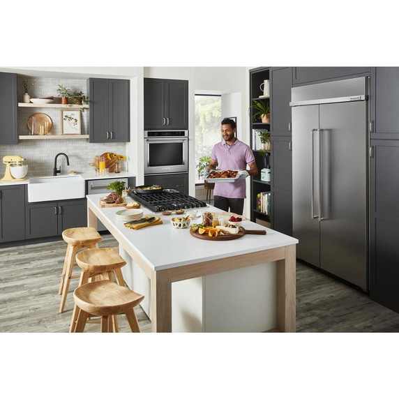 Kitchenaid® 36" 5 Burner Gas Downdraft Cooktop KCGD506GSS