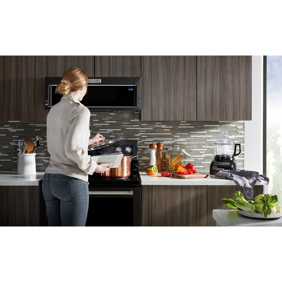 Kitchenaid® 900-Watt Low Profile Microwave Hood Combination YKMLS311HBS