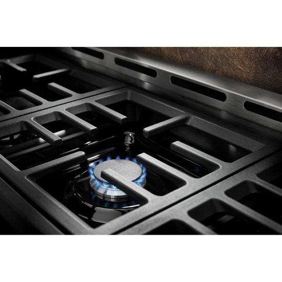 KitchenAid® 36'' Smart Commercial-Style Gas Range with 6 Burners KFGC506JSC