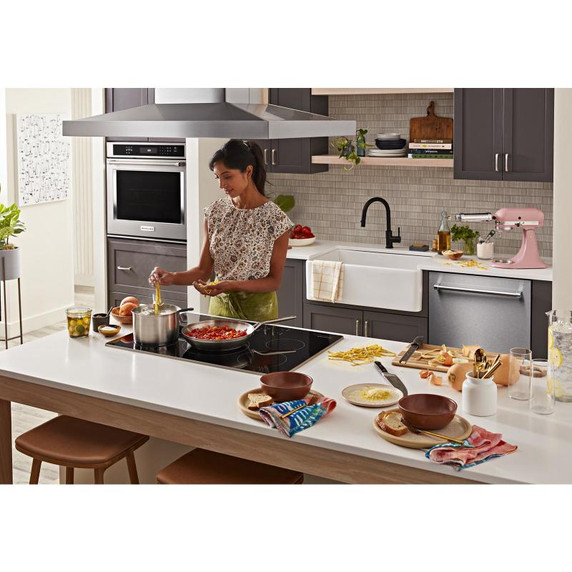 Kitchenaid® 36" Island-Mount, 3-Speed Canopy Hood KVIB606DSS