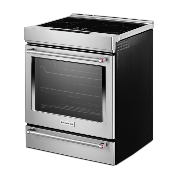 Kitchenaid® 30-Inch 4-Element Induction Slide-In Convection Range with Air Fry KSIS730PSS