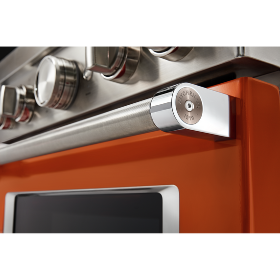 KitchenAid® 30'' Smart Commercial-Style Dual Fuel Range with 4 Burners KFDC500JSC