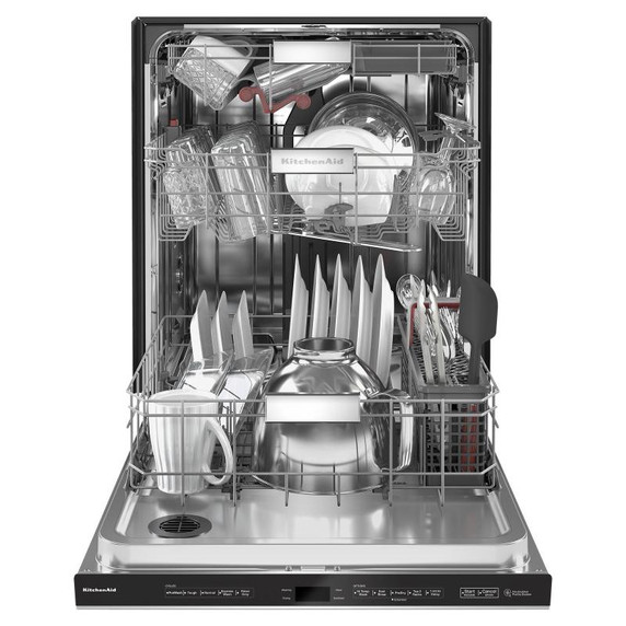Kitchenaid® 44 dBA Dishwasher in PrintShield™ Finish with 360° Max Jets™ Third Rack KDPM604KPS