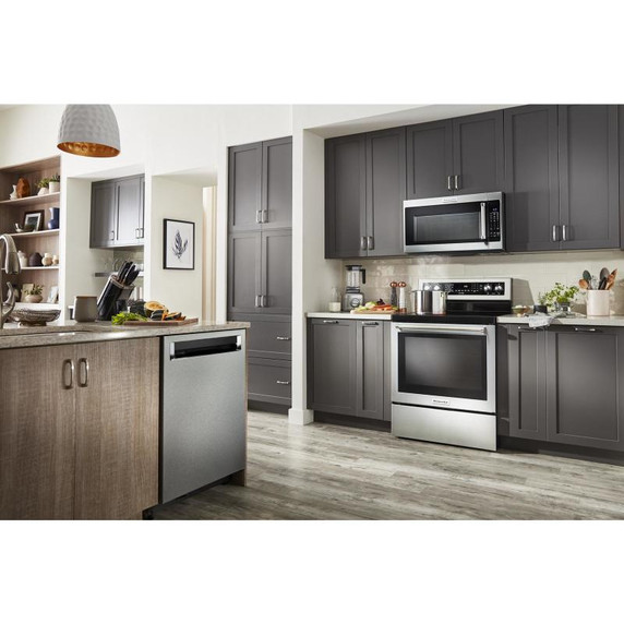 Kitchenaid® 44 dBA Dishwasher in PrintShield™ Finish with 360° Max Jets™ Third Rack KDPM604KPS