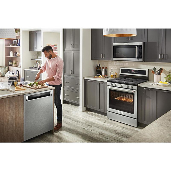 Kitchenaid® 44 dBA Dishwasher in PrintShield™ Finish with 360° Max Jets™ Third Rack KDPM604KPS