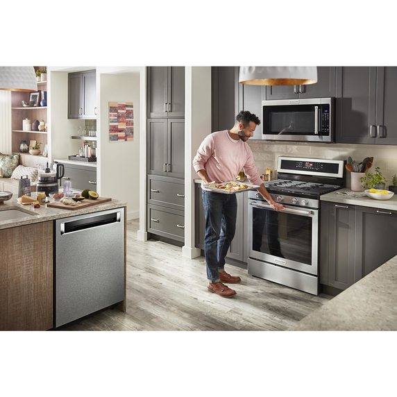 Kitchenaid® 44 dBA Dishwasher in PrintShield™ Finish with FreeFlex™ Third Rack KDPM604KPS