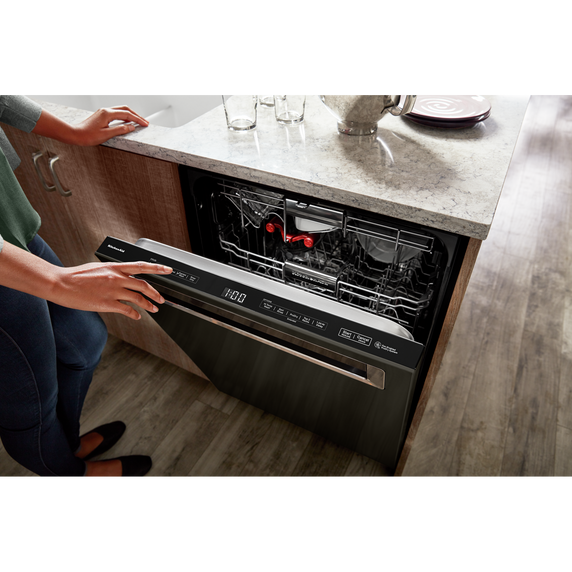 Kitchenaid® 44 dBA Dishwasher in PrintShield™ Finish with FreeFlex™ Third Rack KDPM604KBS