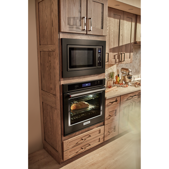 Kitchenaid® 30 Single Wall Oven with Even-Heat™ True Convection KOSE500EBS