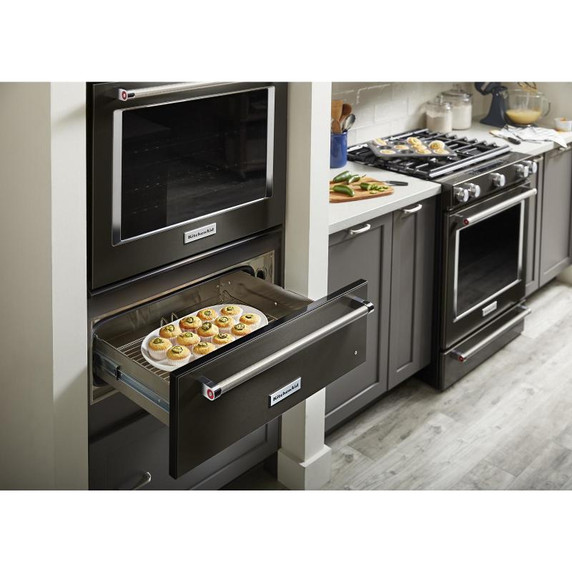 Kitchenaid® 30'' Slow Cook Warming Drawer with PrintShield™ Finish KOWT100EBS