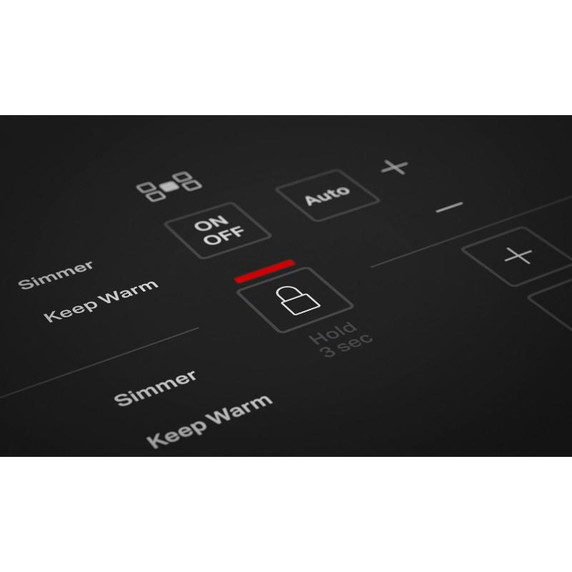 Kitchenaid® 30-Inch 5-Element Sensor Induction Cooktop KCIG550JSS