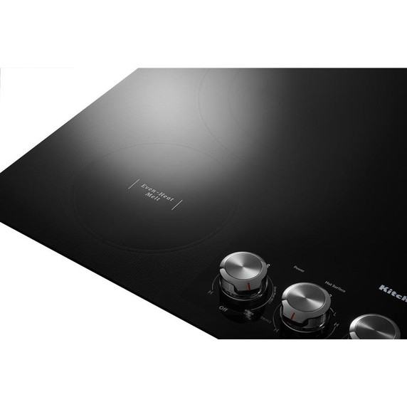 Kitchenaid® 36" Electric Cooktop with 5 Elements and Knob Controls KCES556HBL