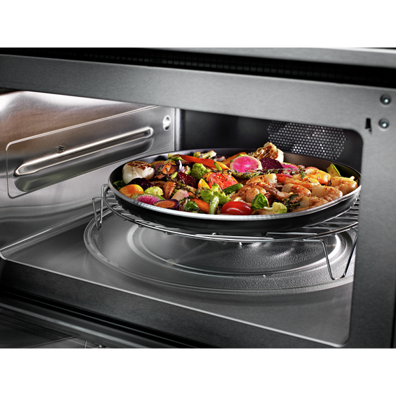 Kitchenaid® 30 Combination Wall Oven with Even-Heat™  True Convection (Lower Oven) KOCE500ESS