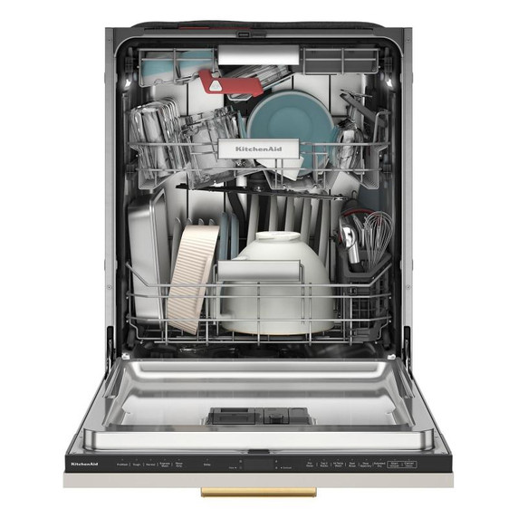 Kitchenaid® 39 dBA PrintShield™ Finish Flush-to-Cabinet Dishwasher with FreeFlex™ Fit Third Level Rack KDTF924PPA
